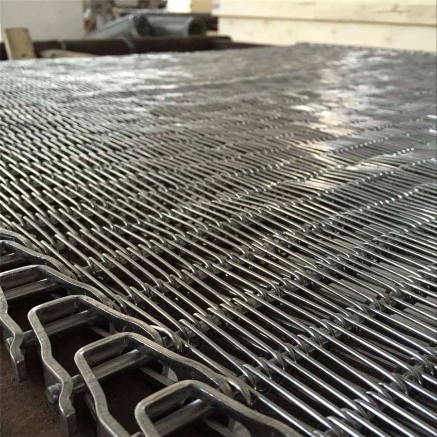 Hygienic Spiral Freezer Mesh Belt for IQF Processing