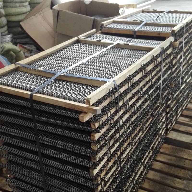 Custom-Pitch Double Balance Weave Belt for Bulk Material Handling