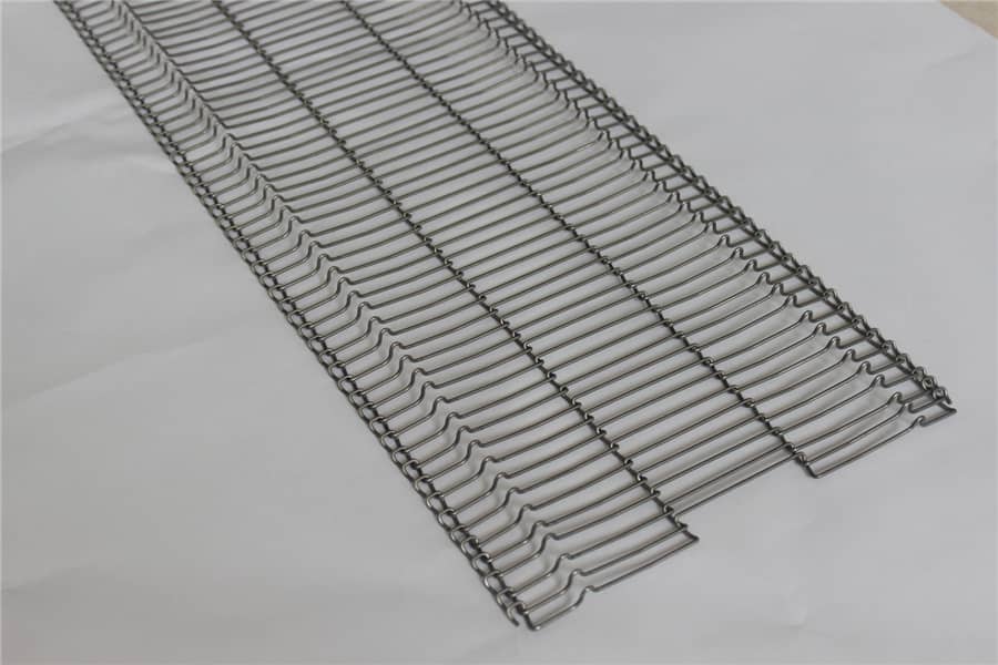 High-Flex Flat Wire Conveyor Belt (316L SS, FDA Compliant)